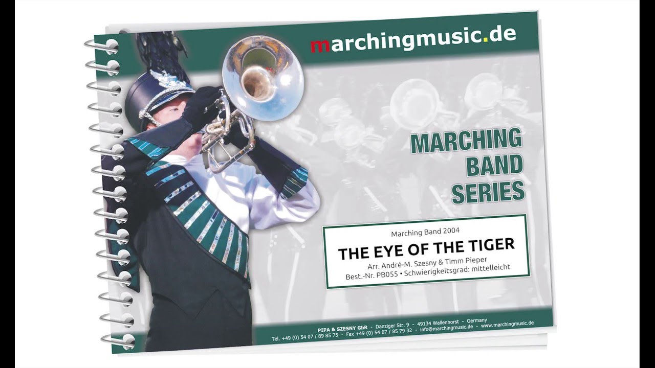 THE EYE OF THE TIGER Arrangement for Marching Band
