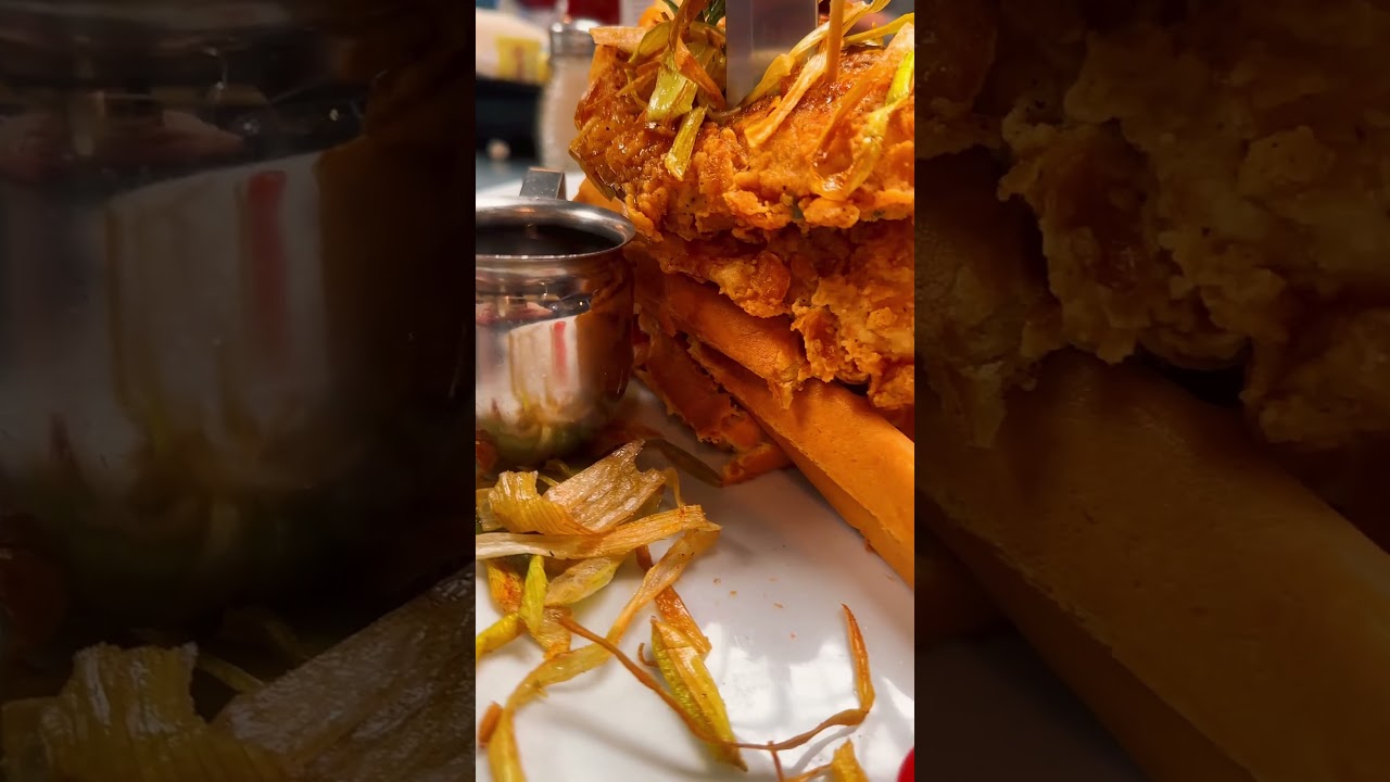 Chicken & Waffles from HASH HOUSE A GO GO is a must try!