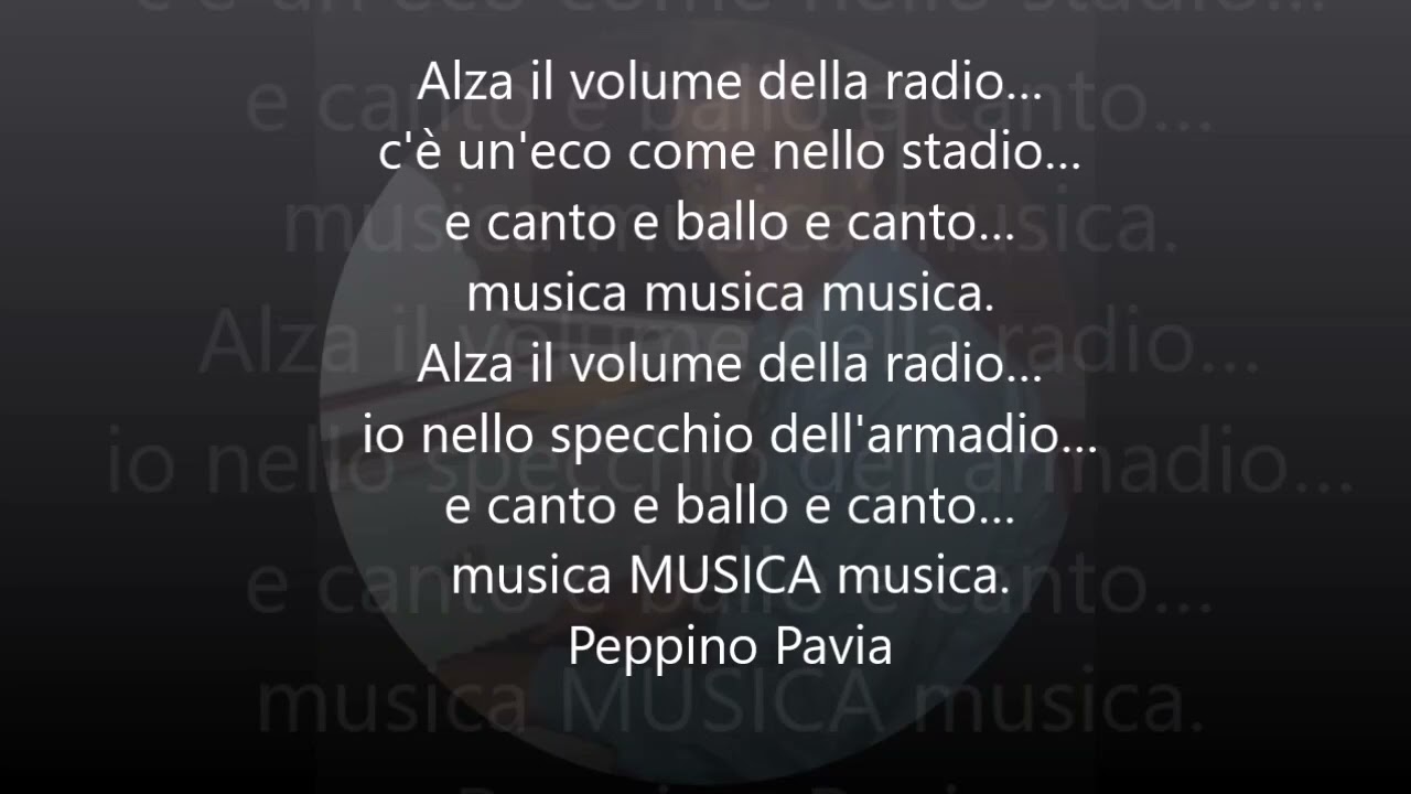 MUSICA - Peppino Pavia 