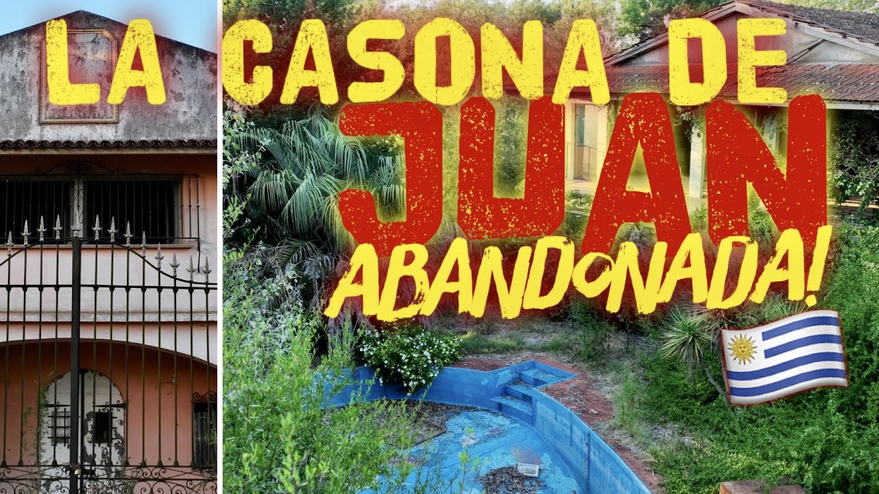 LUJOSA CASONA de JUAN Abandonada por DECENAS de AÑOS -
