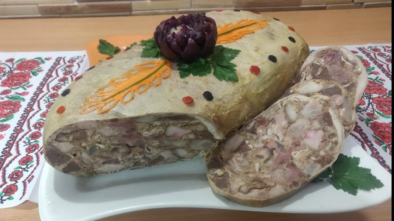 Готовим очень вкусный сальтисон.