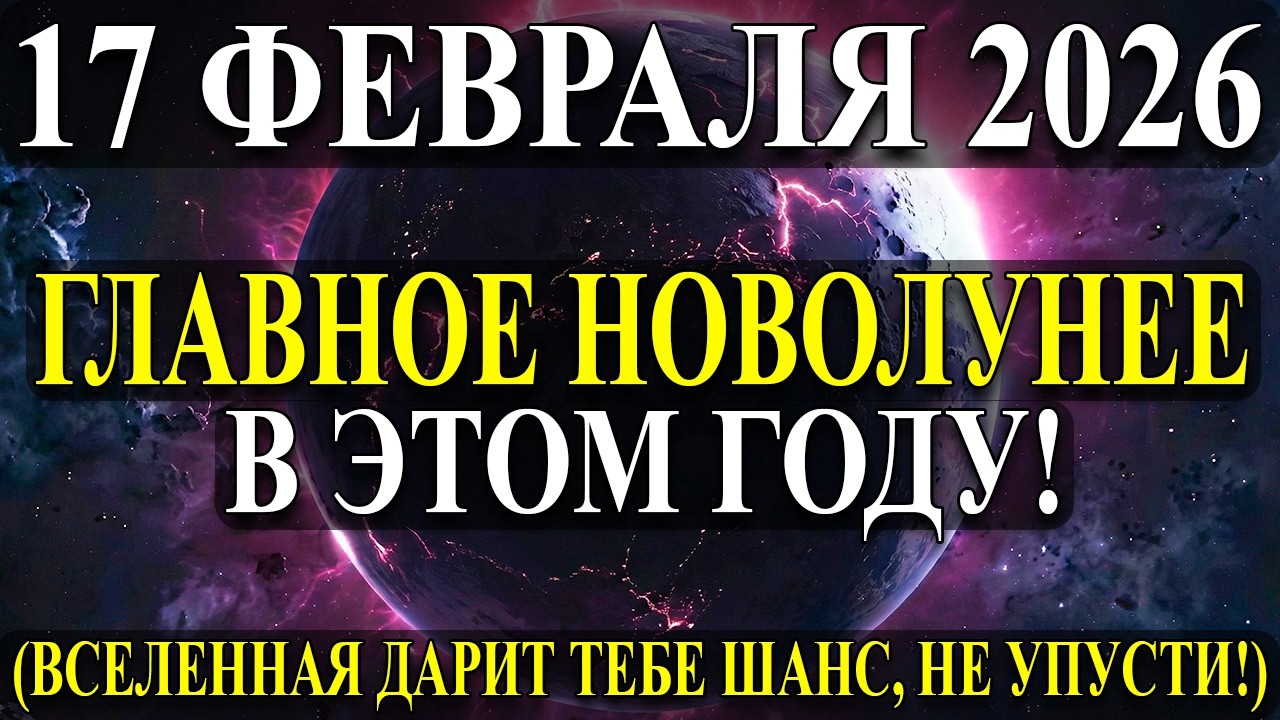 УСПЕЙ ДО ЗАВТРА! 3 важнейших действий перед Лунным РЕЗОНАНСОМ  ГОДА 17  ФЕВРАЛЯ  2026!