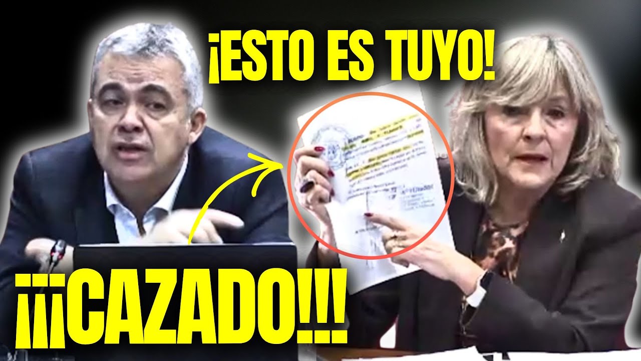 🔥 SANTOS CERD&Aacute;N SE PONE CHULO 🔥 Y LA SENADORA DE UPN SE LO COME VIVO EN EL SENADO