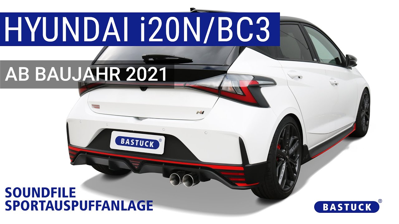 Sportauspuffanlage | Hyundai i20N/BC3 ab 2021 | BASTUCK