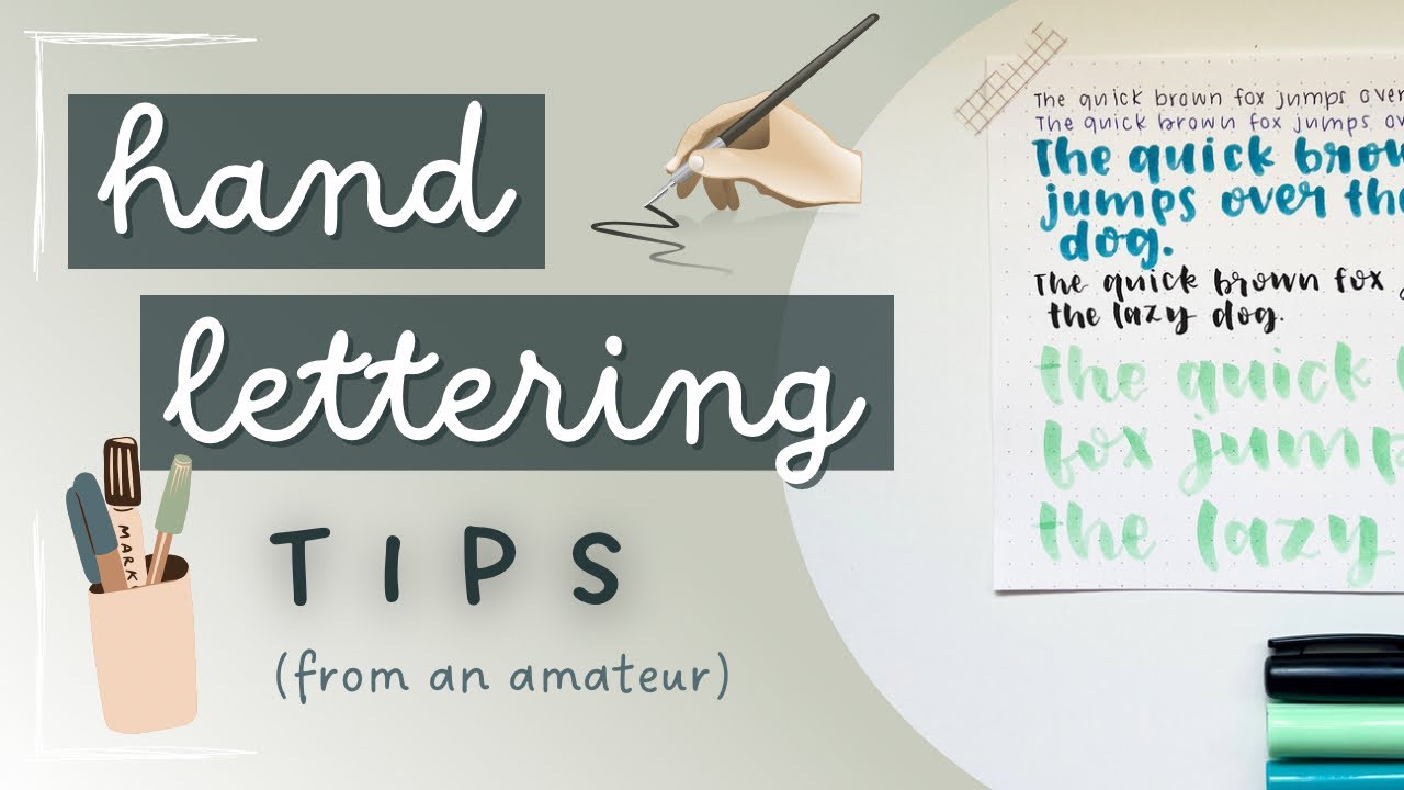 Handlettering Tips | Learn How to Handletter