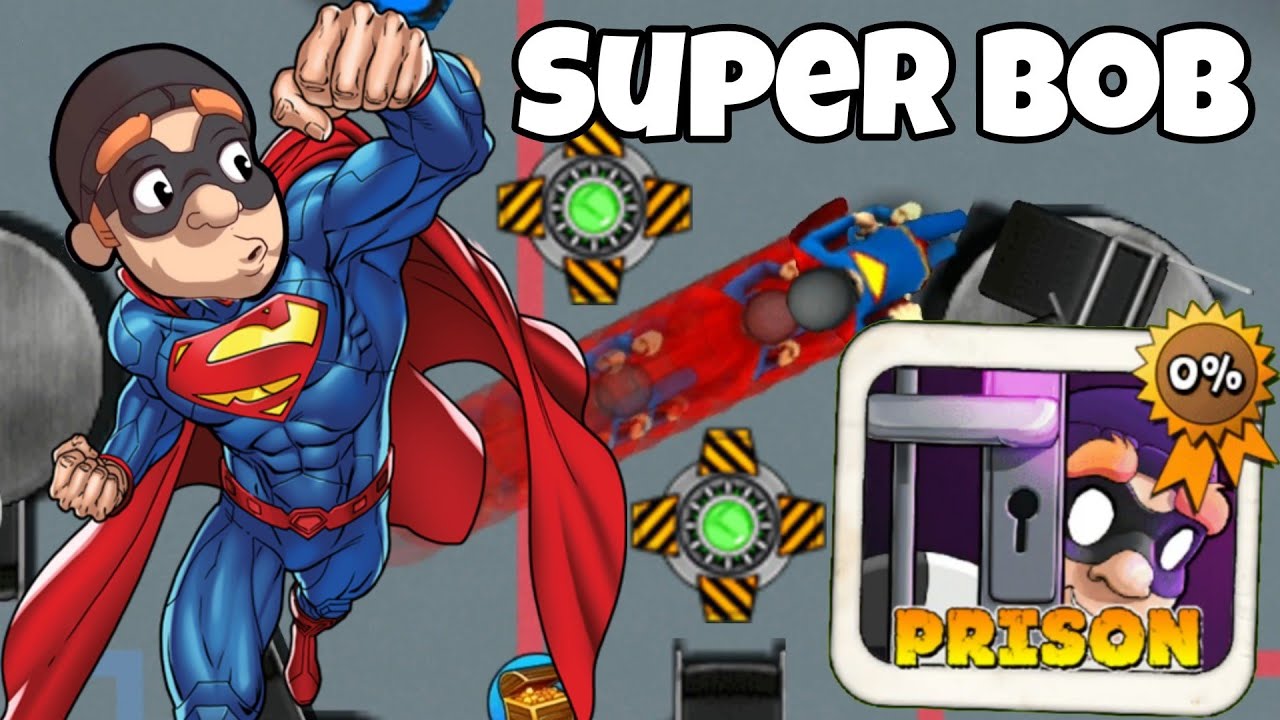 Robbery Bob - New Update: PRISON CHAPTER - Super Bob vs Police Part 9