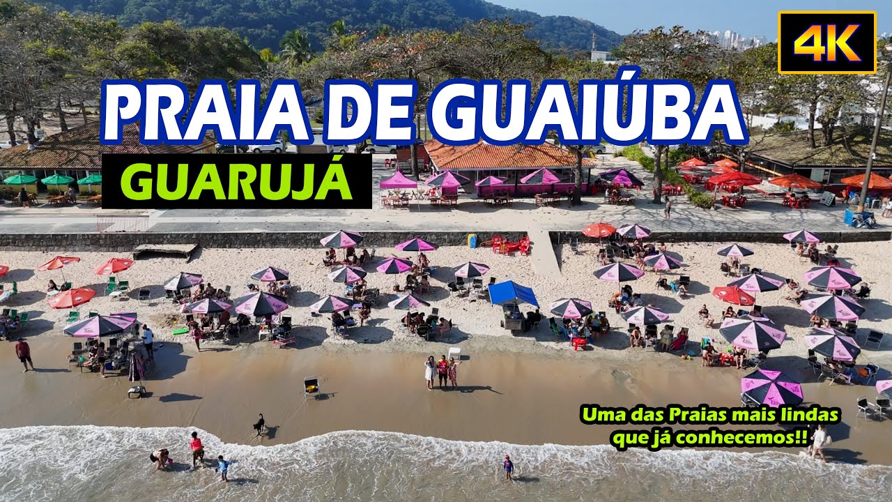 PRAIA DE GUAIÚBA  |  Praia Mais Linda do Guarujá?