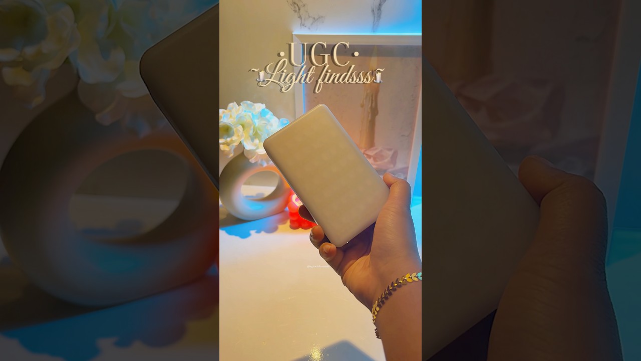 Affordable lights really can change your whole UGC setup ✨ 