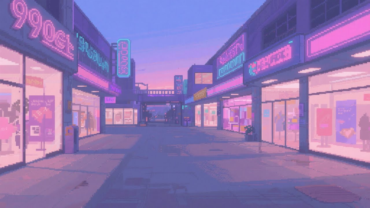 Future Mallwalk - Chill 90s Synthwave Mix