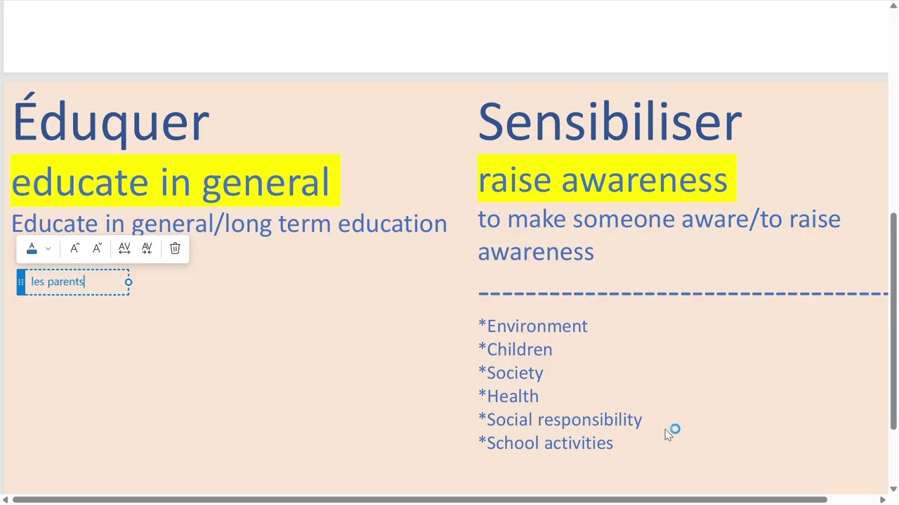 TEF vocabulary 🇫🇷🇫🇷🇫🇷