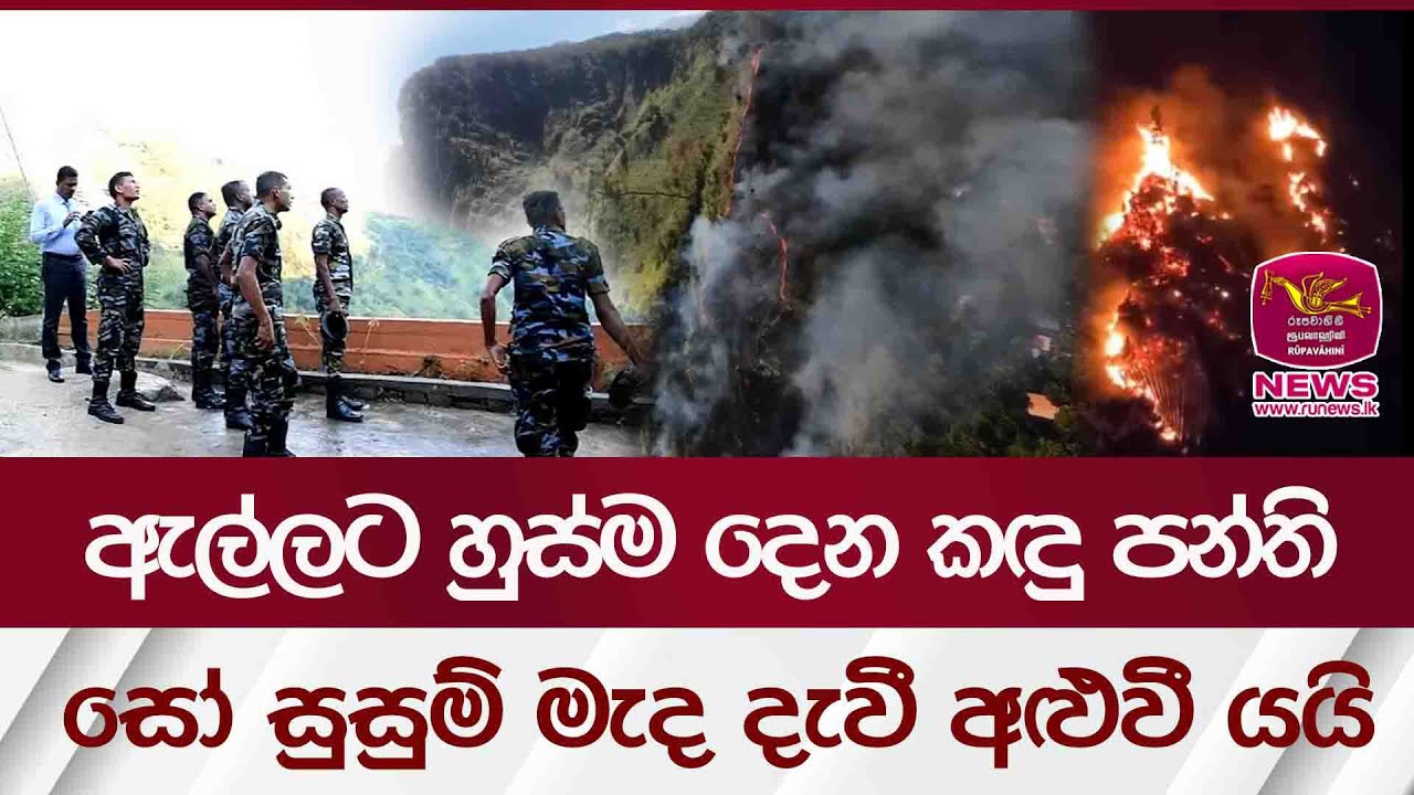 ඇල්ලට හුස්ම දෙන කඳු පන්ති, සෝ සුසුම් මැද දැවී අළුවී යයි | Rupavahini News