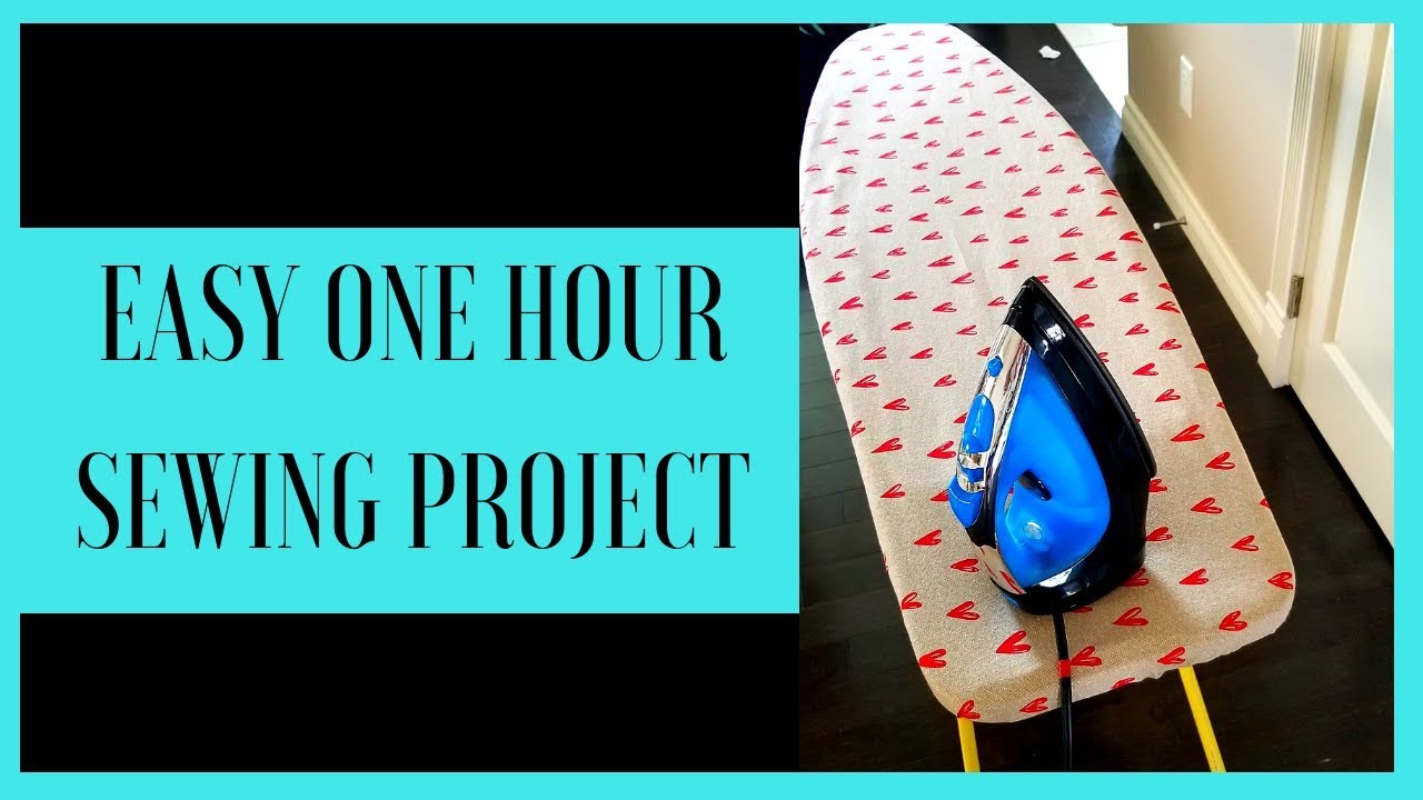 How to Sew an Ironing Board Cover | Simple beginner sewing machine tutorials with Faodail Creation