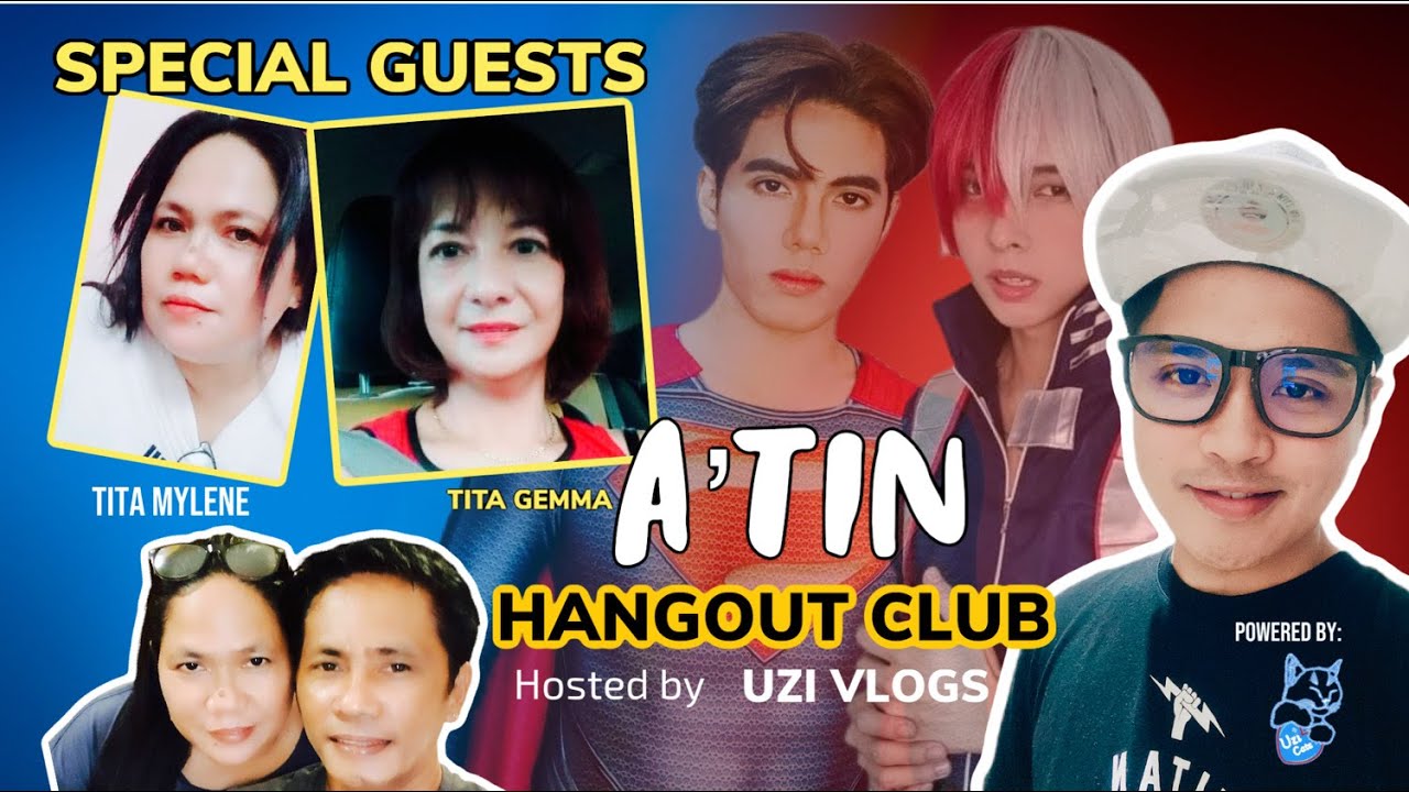 A'TIN HANGOUT CLUB with SUPER MOMS Tita GEMMA DE DIOS and Tita MYLENE with TITO JUN AJERO