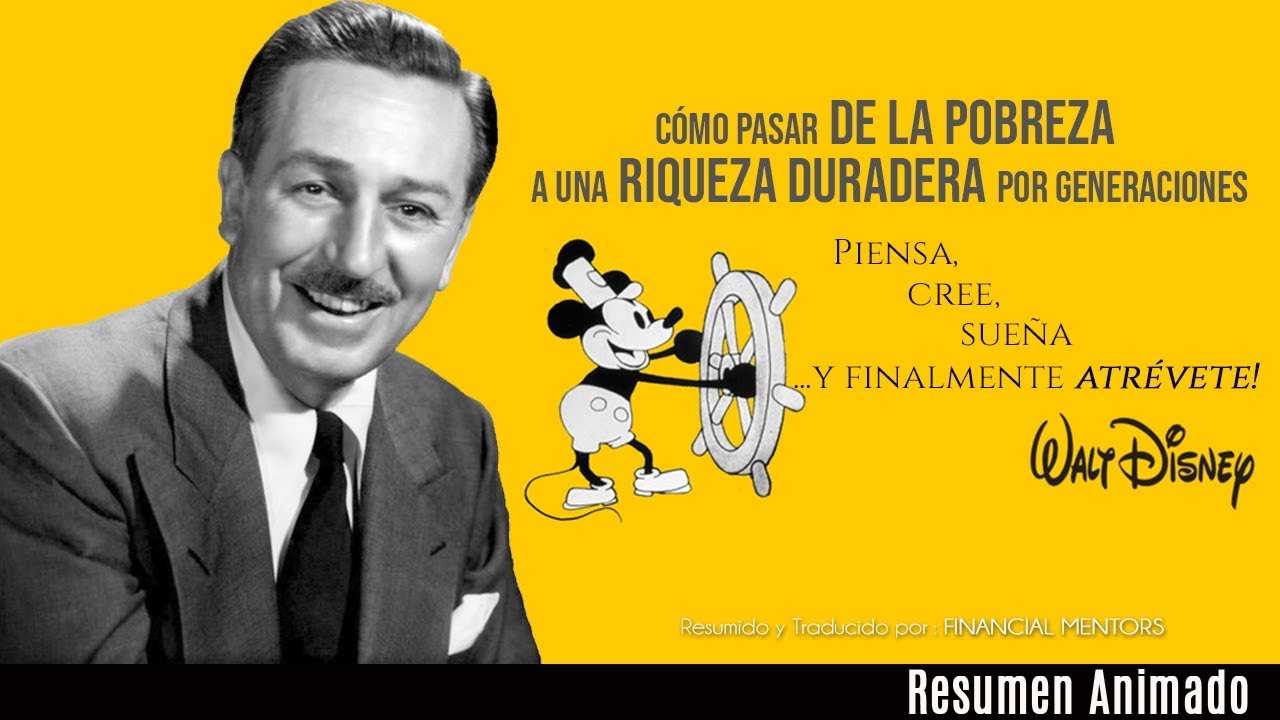8 Lecciones de Vida de Walt Disney para Lograr Éxito y Riqueza Duradera (Video Motivación)