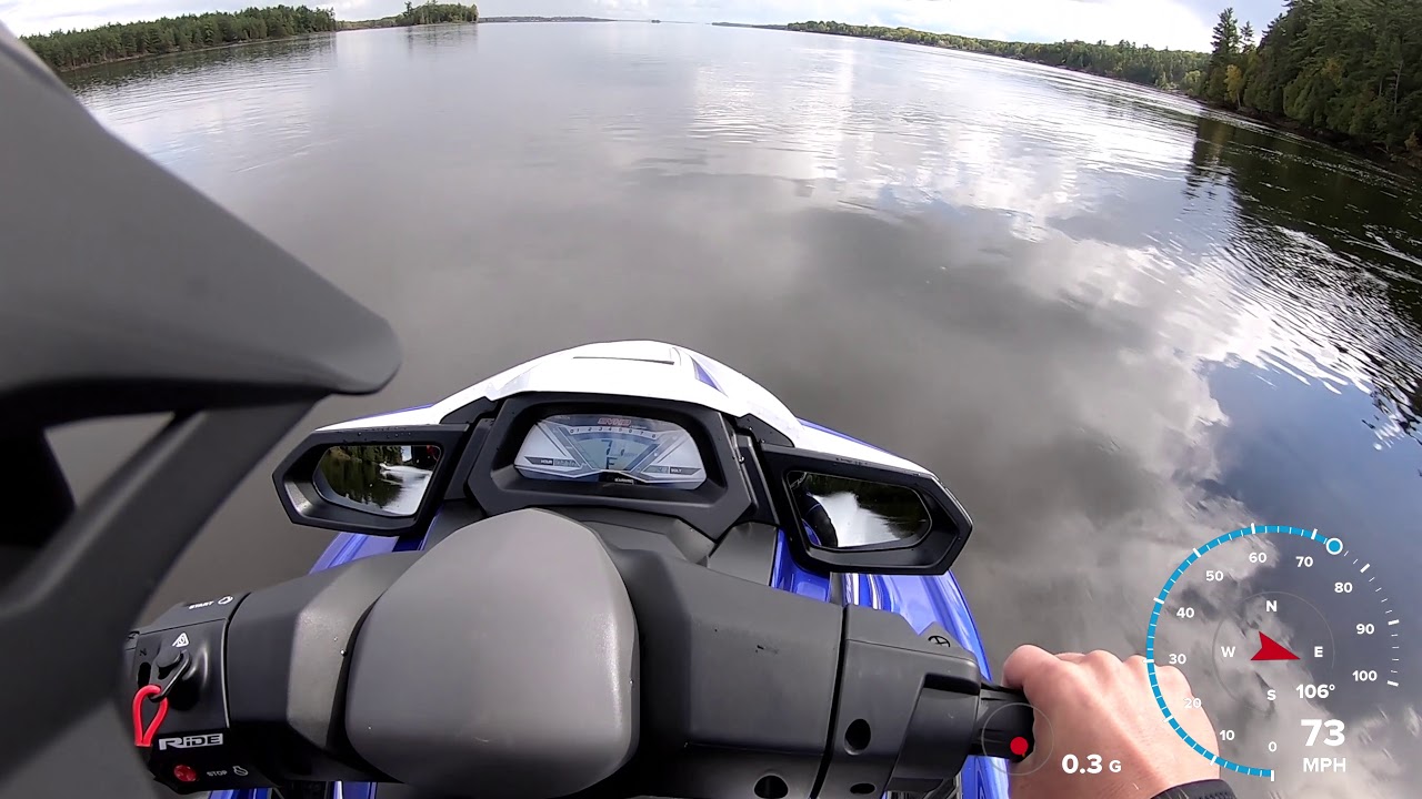 2018 Yamaha GP1800 going 84MPH on the Ottawa River