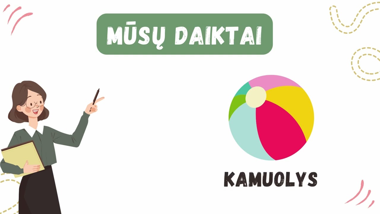 Lietuvių kalba vaikams - Daiktavardis (LT)