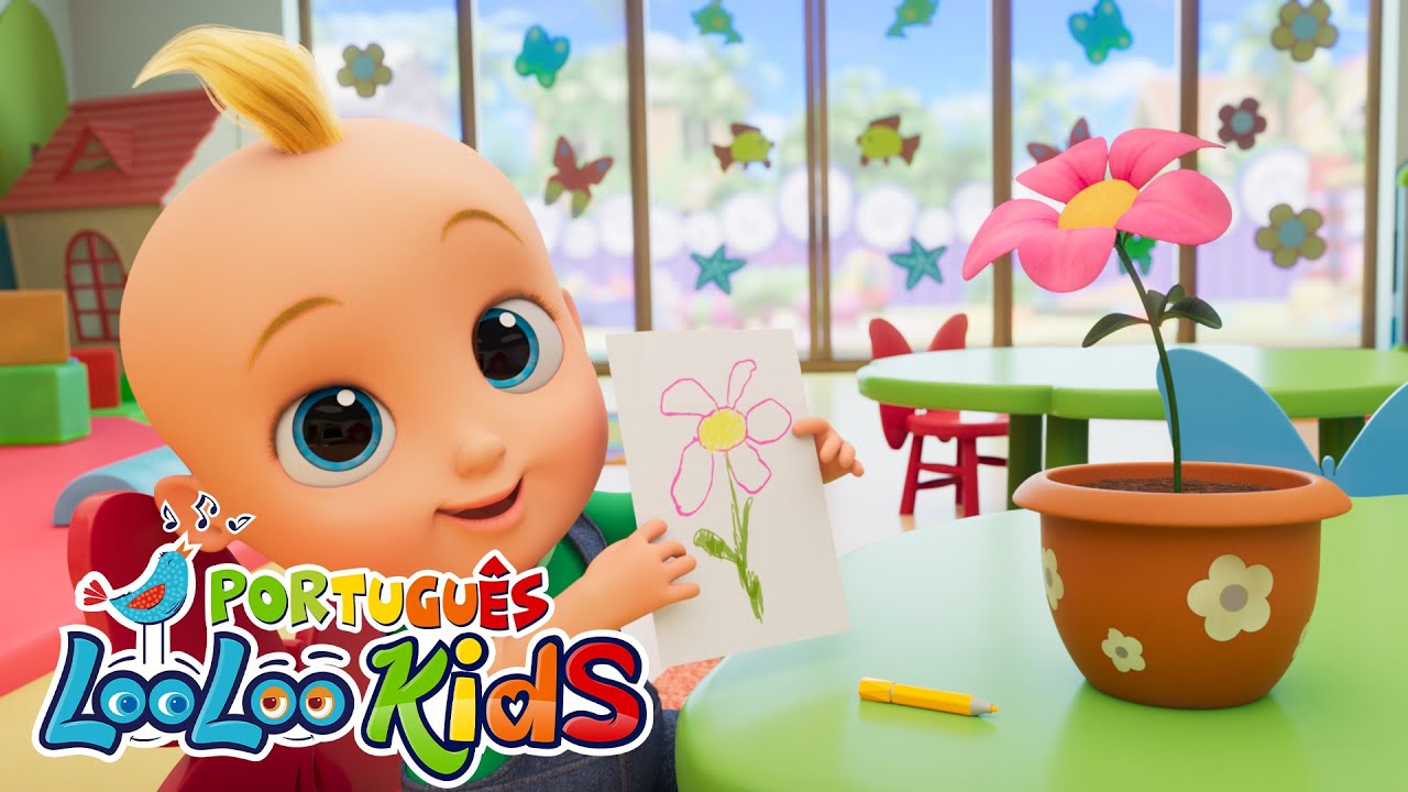 Florzinha do Meu Jardim 🌸🎶 Canção Infantil Doce e Divertida – LooLoo Kids Português