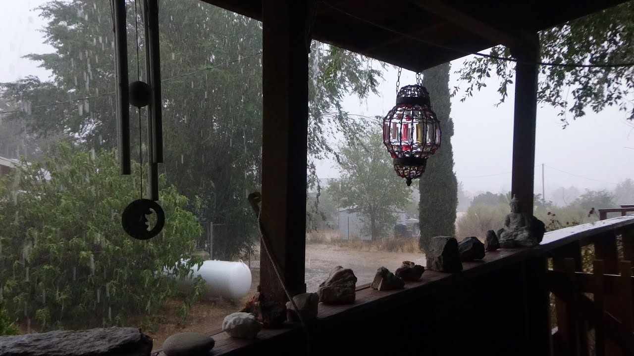 ASMR Rainstorm Whisper On The Porch