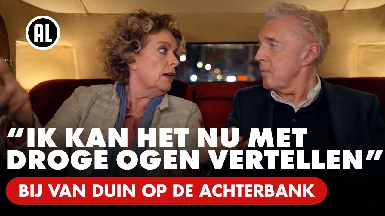 Brigitte Kaandorp emotioneel na compliment vader | BIJ VAN DUIN OP DE ACHTERBANK