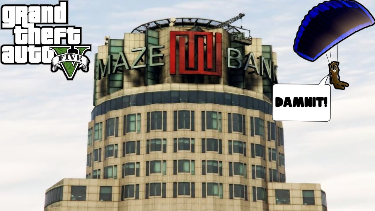 AutumnDeerGaming Parachutes Onto Maze Bank #shorts