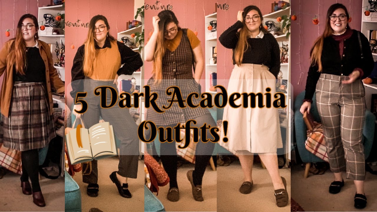 Styling 5 Dark Academia Outfits! | Kayla