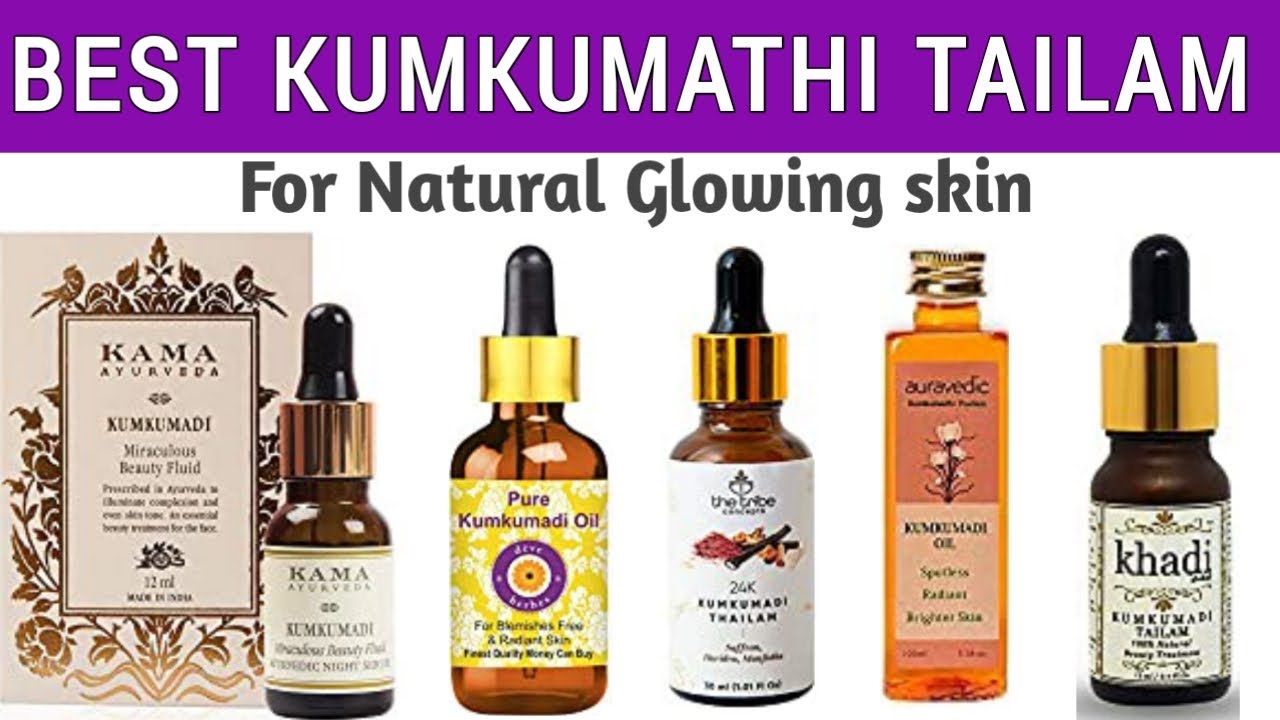 Top 10 best kumkumadi Oil Brands In India | With Price | Kumkumadi tailam