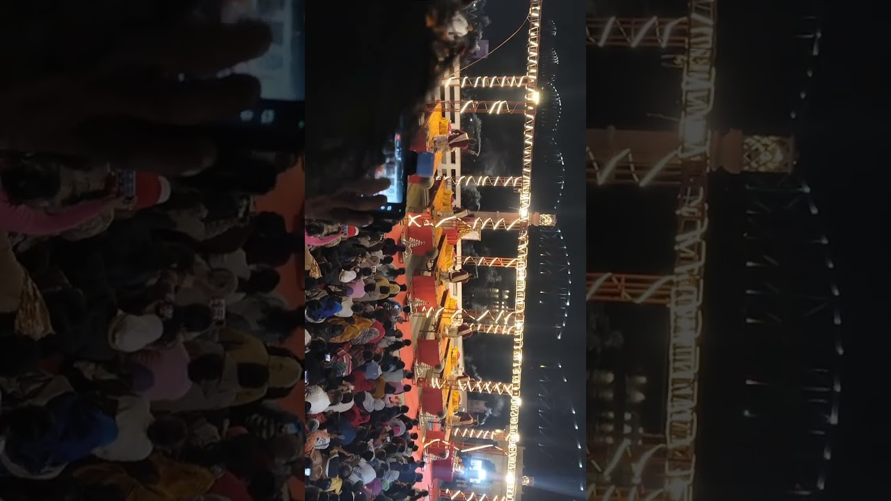 Unfiltered video of ganga aarti at Namo Ghat🌷✨