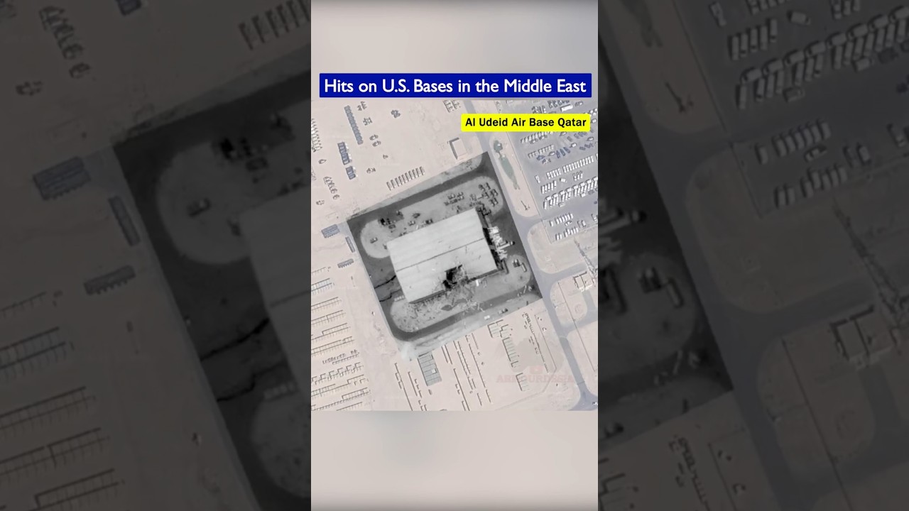 Major Iranian Strike Hits U.S. Air Base in Qatar and Bahrain | New Satellite Evidence