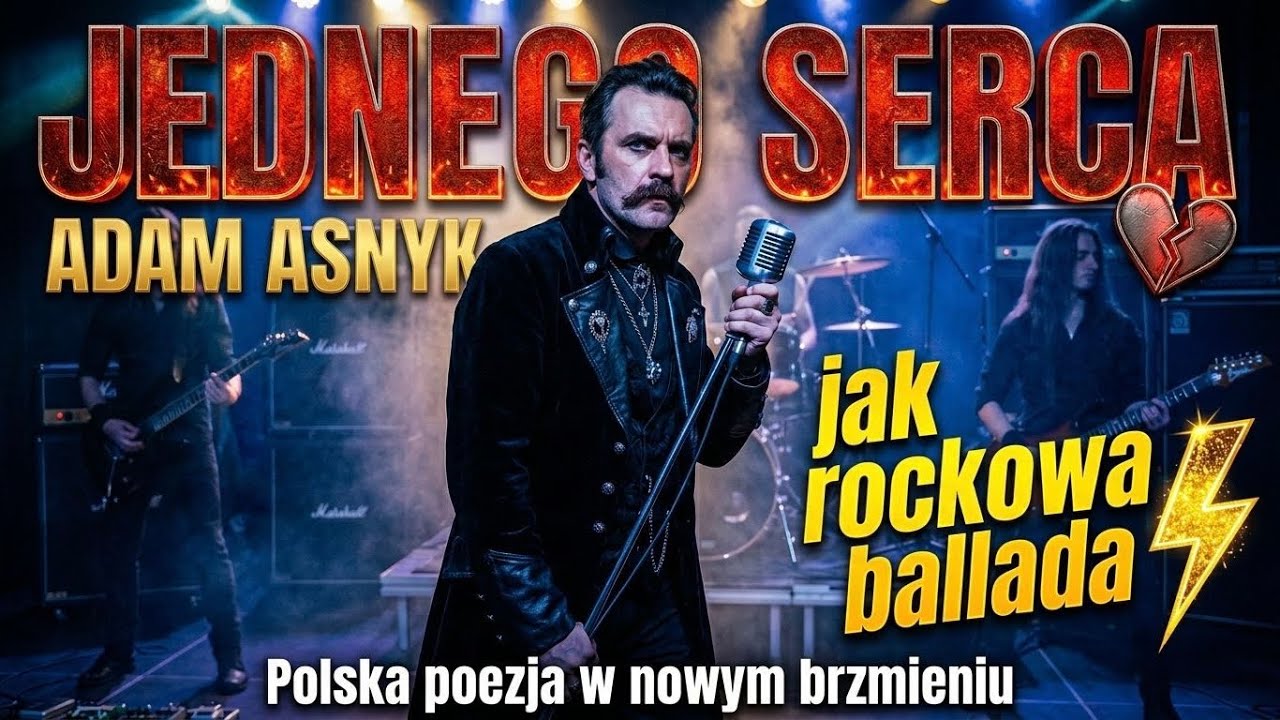 „Jednego serca” — Adam Asnyk jak rockowa ballada ⚡ Polska poezja w nowym brzmieniu