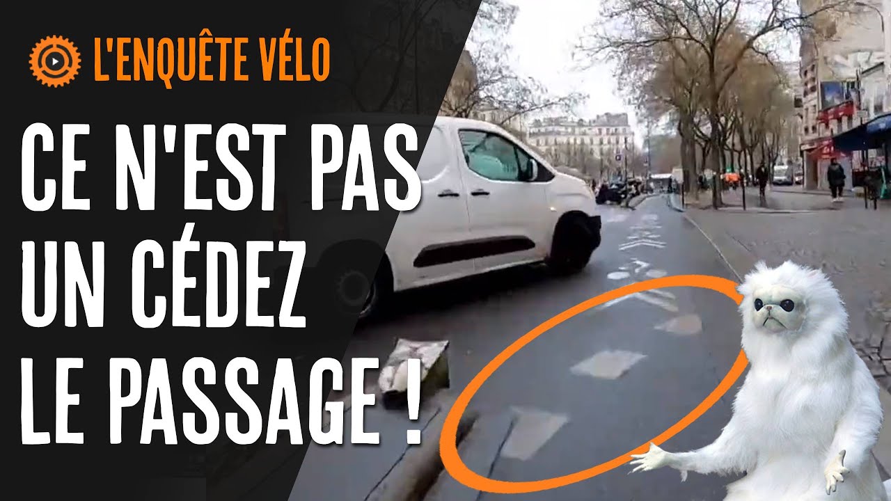 C'est quoi ce marquage si ce n'est pas un cédez-le-passage ?