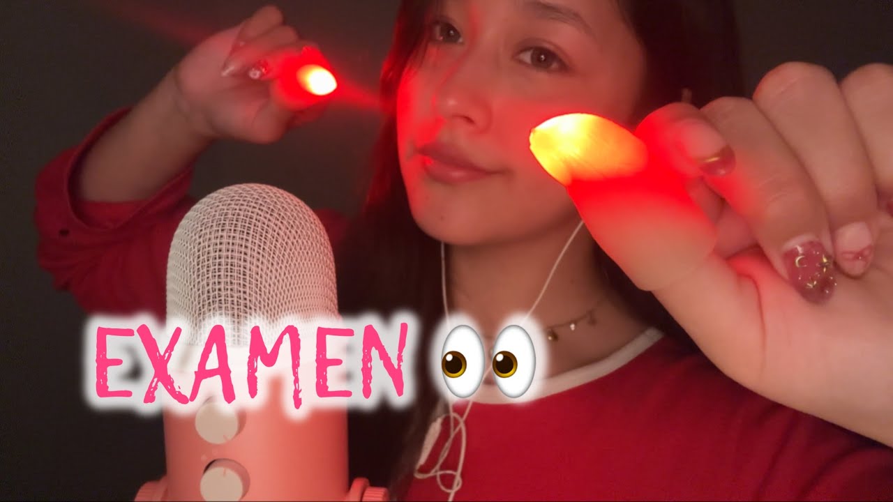 ASMR Examen Sensorial para Dormirte en minutos con mouth sounds y visuales