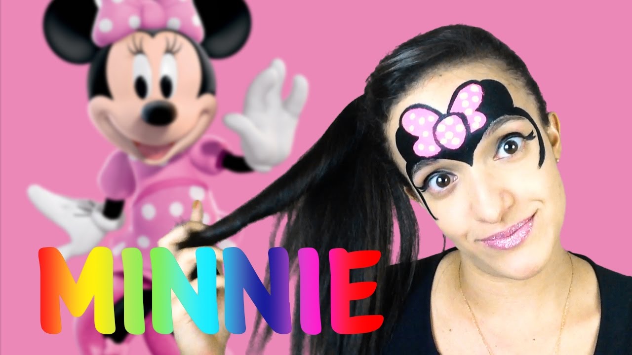 Faça a Minnie! Super simples! - Pintura facial
