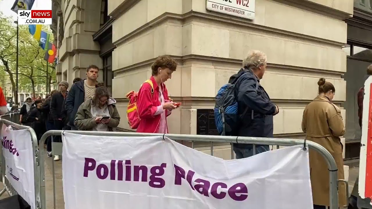 Australians cast their votes overseas