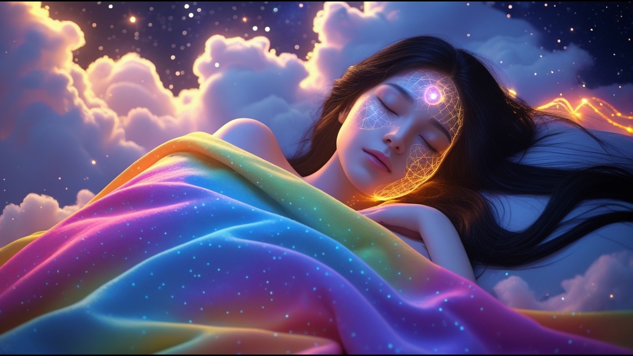 528Hz + 432Hz | Release Negative Energy & Sleep Soundly: Deepest Healing Sleep  ~Healing Tunęs~