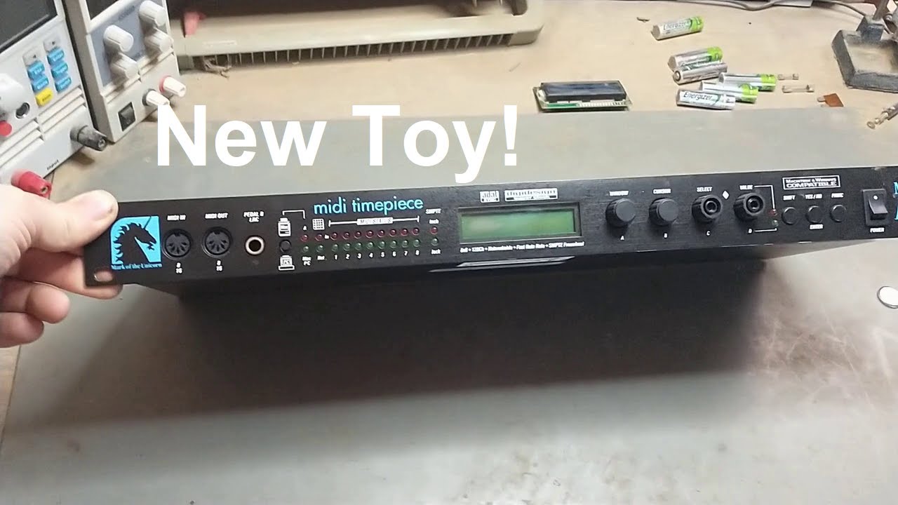 New Toy (MOTU Midi Timepiece)