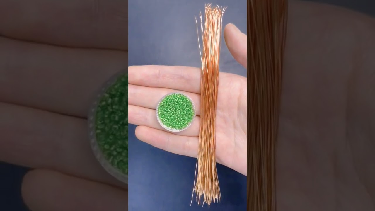 HOW TO MAKE A TREE  WITH WIRE AND BEADS 📿