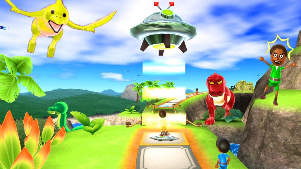 Wii Party Series Board Game Island - Guest A vs George vs Marisa vs Asami (Master Difficulty)