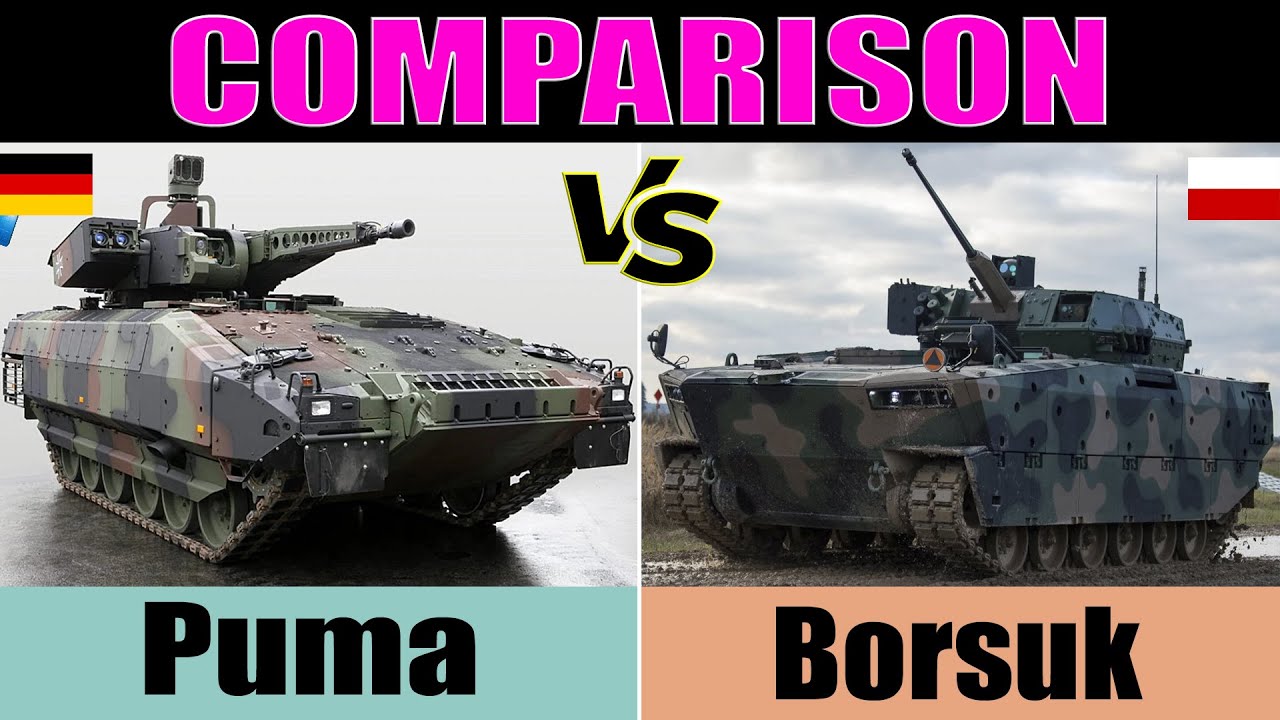 Borsuk vs Puma: comparison | Infantry fighting vehicle