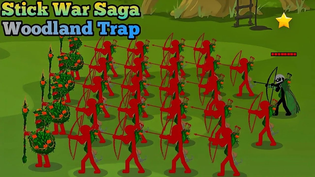 Stick War Saga: Level 13 - Woodland Trap (Insane Difficulty)