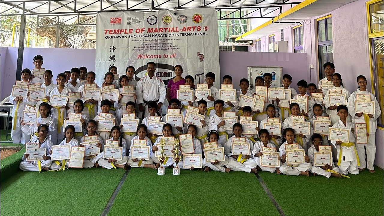 Karate belt exam @APS