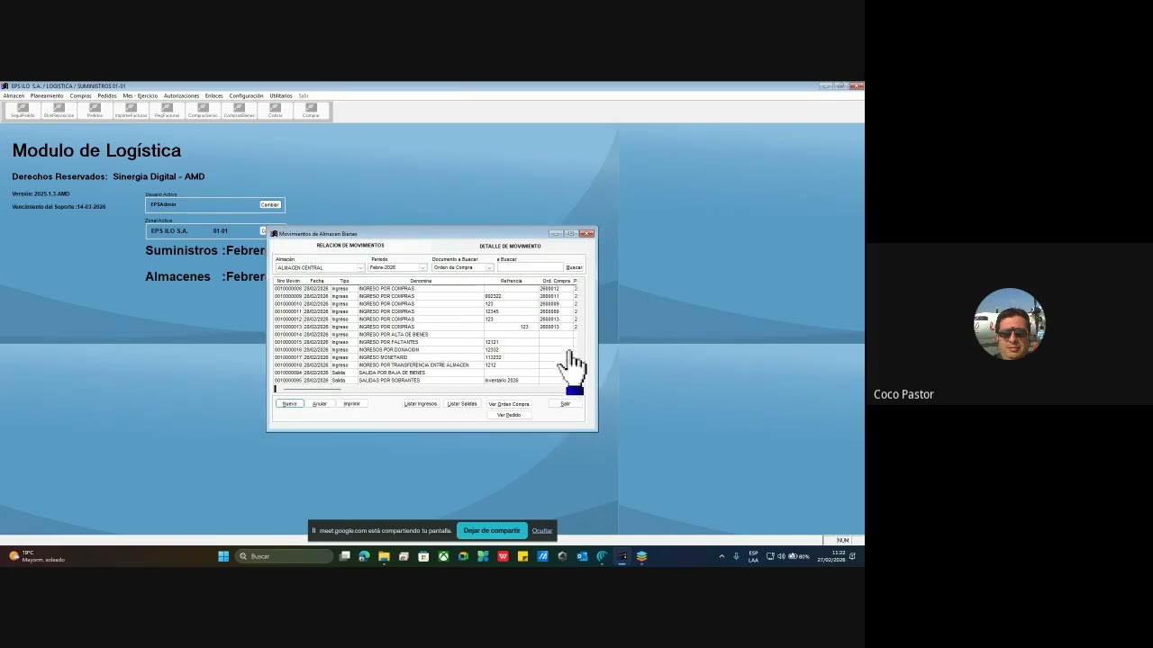 Sesión 03   Almacenes    Salidas    Stock reposicion