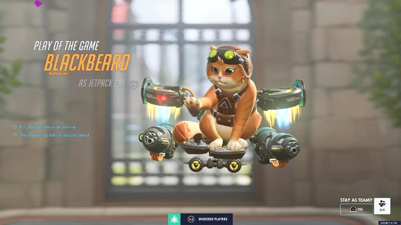 Overwatch | Jetpack Cat Is So Much Fun !! | (No Commentary)
