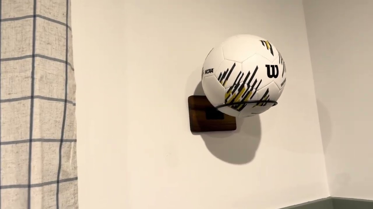 Honest review of basketball holder! Cute sports room decor