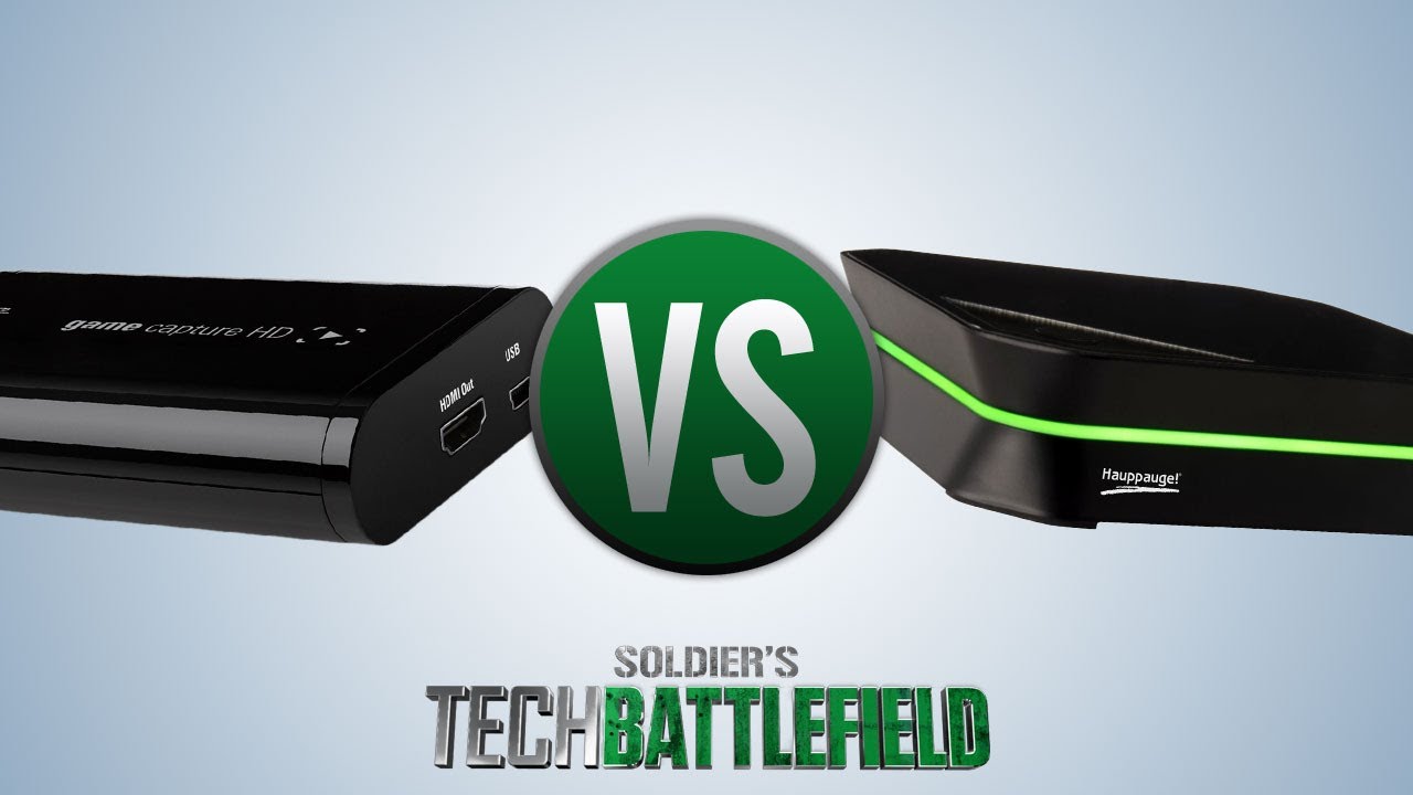 The Hauppauge HD PVR 2 vs. Elgato Game Capture HD - Soldier's Tech Battlefield