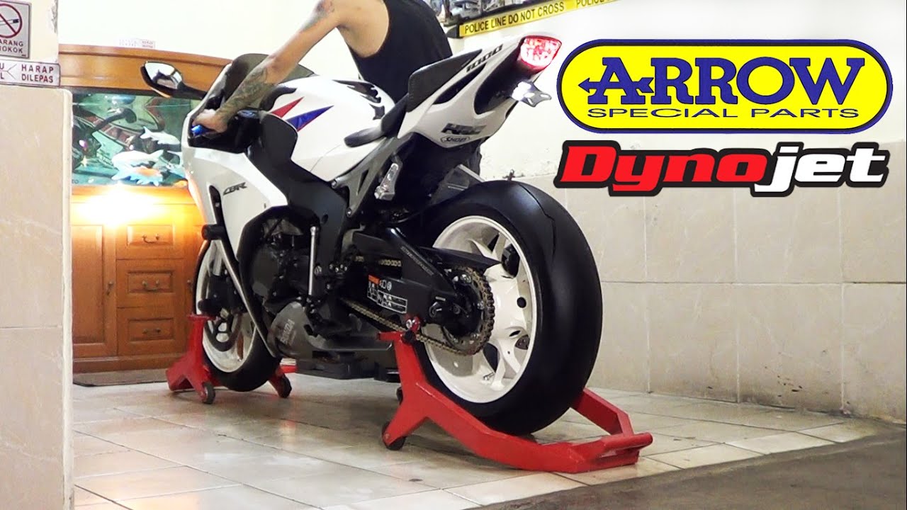 Honda CBR 1000 RR 2012 HRC SOUND!! Exhaust ARROW Titanium Full System (istimewa)