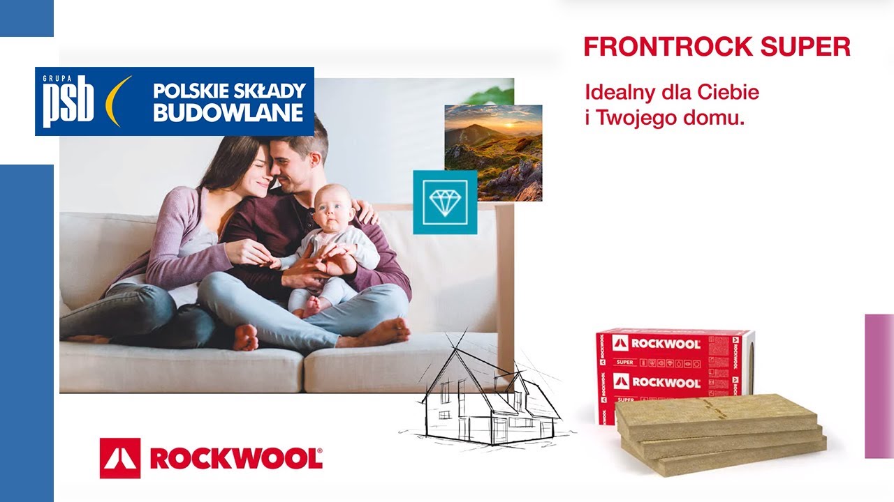 Izolacja ścian zewnętrznych od Rockwool
