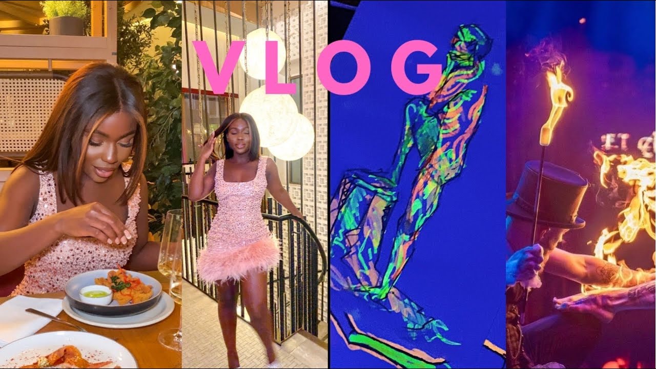 Our Anniversary | Glow In the Dark Neon Painting, Cabaret Show | Date Night Ideas Lydia Dinga
