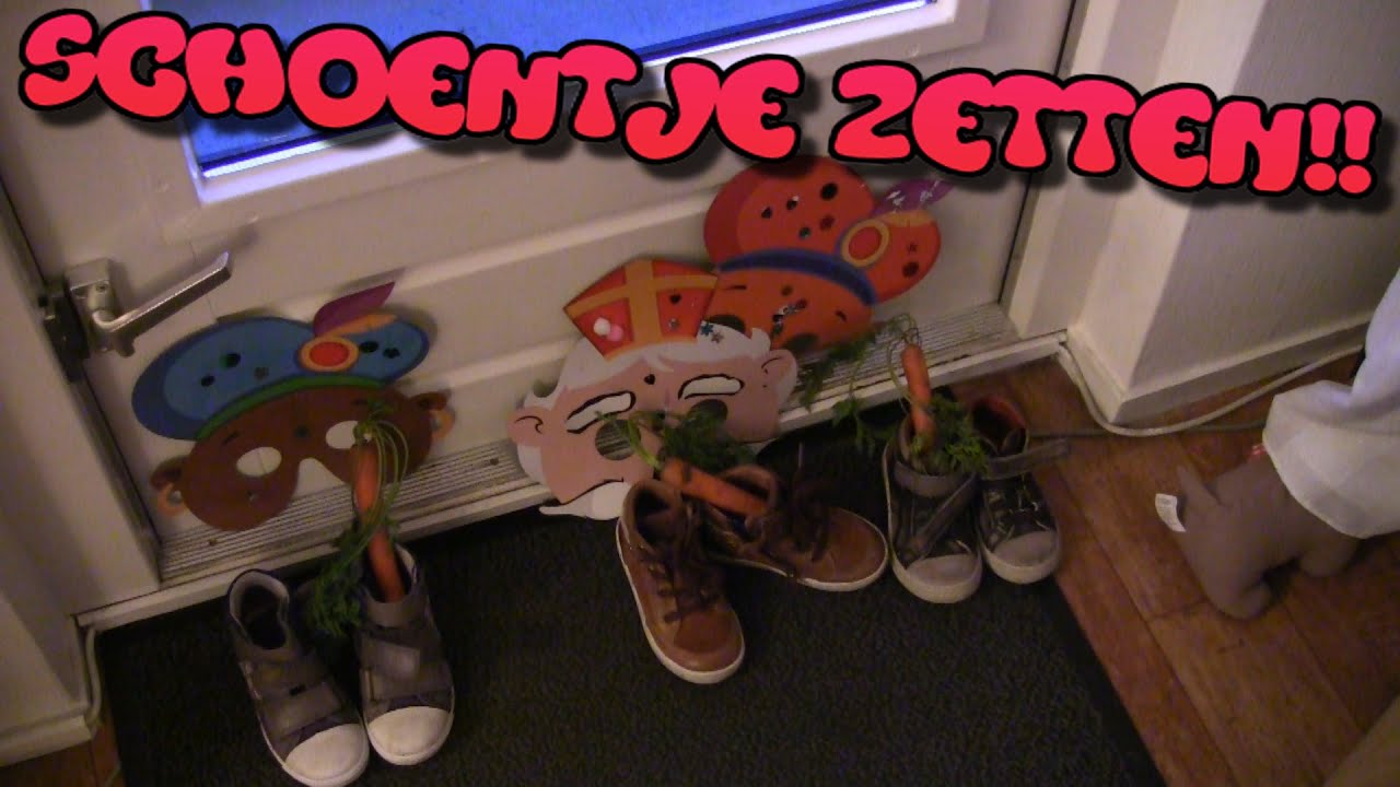 Vlog 124: Schoentje zetten voor Sinterklaas