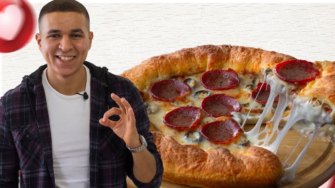 على طريقة عاطف سعد تعالوا تشوف تكات وحركات البيتزا المحشة 😋🍕