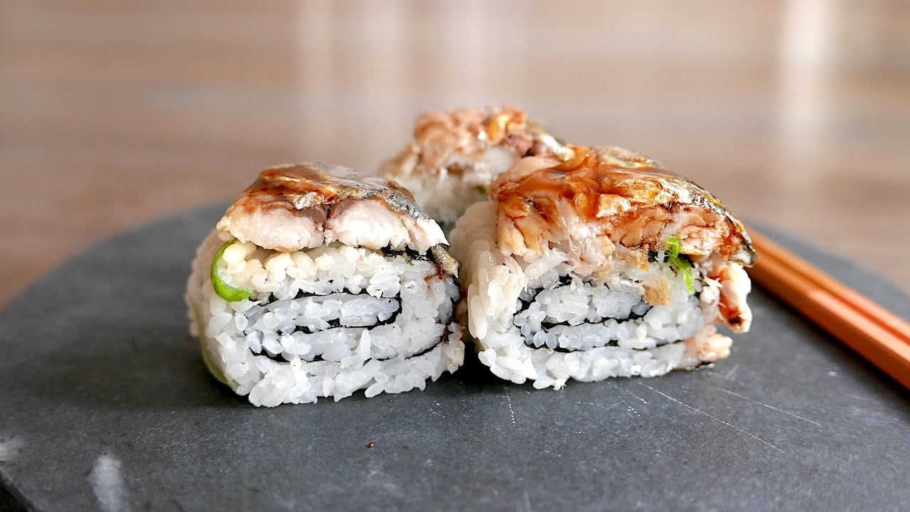 Mackerel Saba Roll | Maki Sushi Recipe | wa's Kitchen